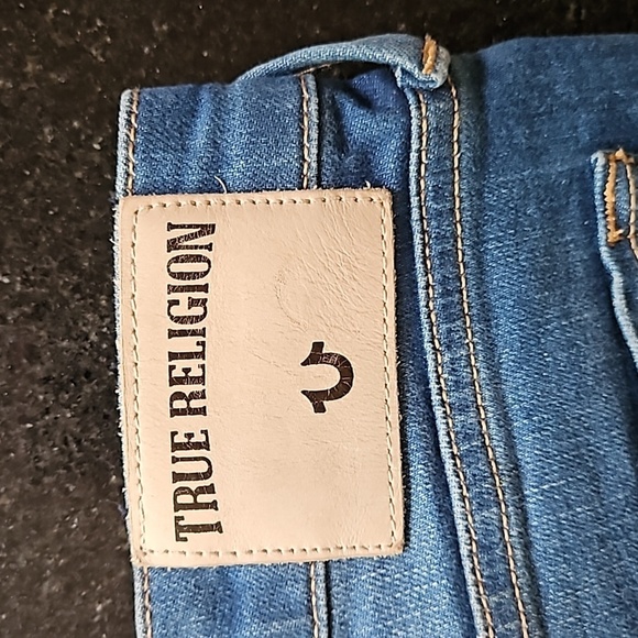 True Religion Halle Stretch Distressed Skinny Jeans Size 25 - Picture 8 of 16
